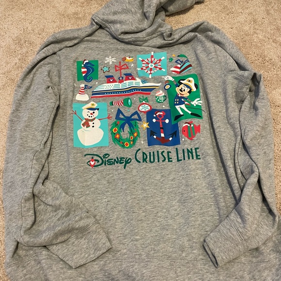 Disney Cruise Line Very Merrytime Zip up Hoodie - Picture 5 of 5